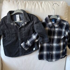 H&M & Old Navy button up toddler boy bundle